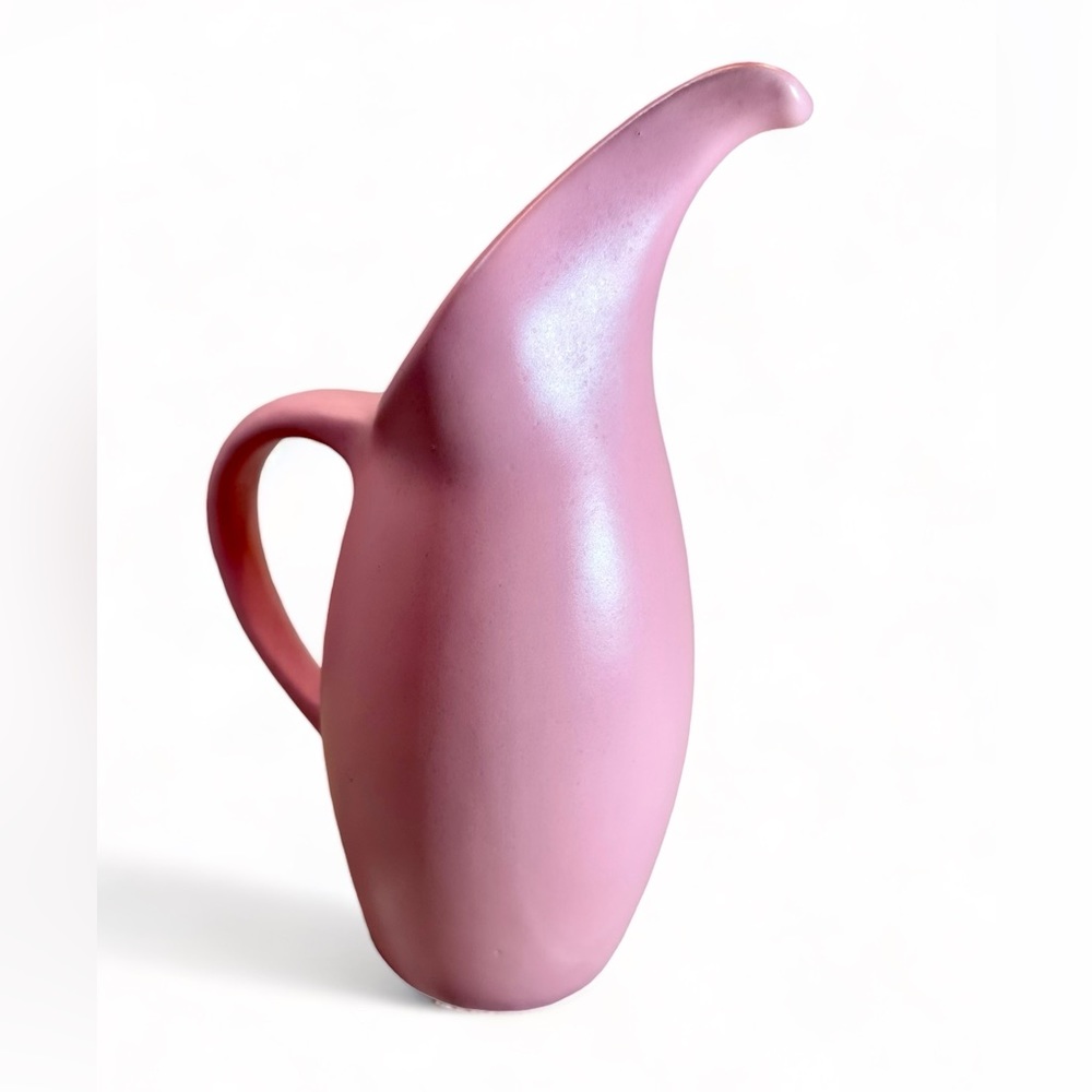 ROYAL HAEGER, Pitcher, Ewer 1940-50's Moderne Art Pottery, Ceramic Matte… - Picture 4 of 9
